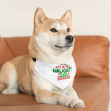 On The Naughty List  Pet Bandana