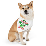 On The Naughty List  Pet Bandana