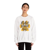 Life Isn't Perfect But My Dog Is crewneck | Dog Lover Paw Graphic Sweatshirt