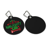 I'm On The Naughty List pet tag