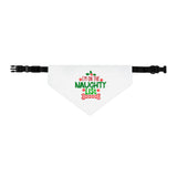 On The Naughty List  Pet Bandana