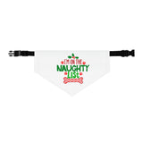 On The Naughty List  Pet Bandana