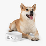 Ceramic Pet Bowl, Dog Food Dish Dinner for Pets