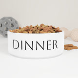 Ceramic Pet Bowl, Dog Food Dish Dinner for Pets