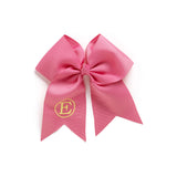 Girl's Monogrammed Hair Bow