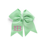 Girl's Monogrammed Hair Bow