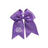 Girl's Monogrammed Hair Bow