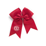 Girl's Monogrammed Hair Bow