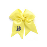 Girl's Monogrammed Hair Bow