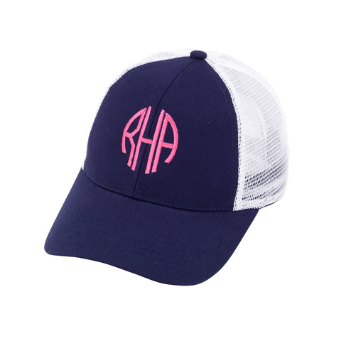 Monogrammed Trucker Hat