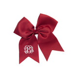 Girl's Monogrammed Hair Bow